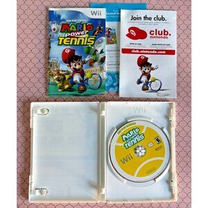 Nintendo Wii Game MARIO POWER TENNIS Retro